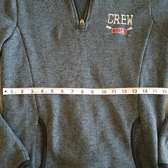 🔷️ 5/$25 Charles River Crew Quarter Zip Sweater Small - Picture 4 of 6